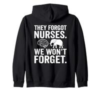 Hanno dimenticato Le Infermiere Che Non dimenticheremo la protesta della Memoria dell'elefante Felpa con Cappuccio