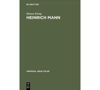 Hanno König Heinrich Mann (Copertina rigida) Hermaea. Neue Folge