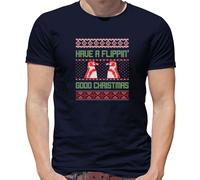 Hanno Un Saltellante 'Buon Natale - T-Shirt - Natale Pinguino Divertente Festivo
