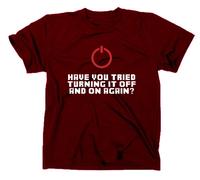 Hanno You Tried Turning It Spento And On Ancora Divertente Nerd Shirt The Crowd