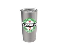 Hannover Bassa Sassonia Sturmfest Capitale Germania Bicchiere termico in acciaio inox doppia parete