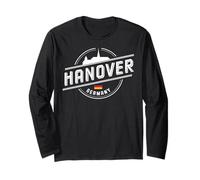 Hannover Germania City Travel Urban Explorer Maglia a Manica