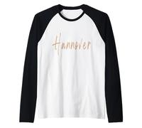 Hannover Germania Design Elegante Vintage Maglia con Maniche Raglan