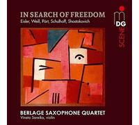 Hanns Eisler Berlage Saxophone Quartet: In Search of Freedom (CD)