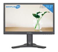 HANNSG HP205DJB MONITOR 20" DVI VGA SCHERMO PANNELLO DISPLAY LCD CASSA POS DVR- [EEK: A]