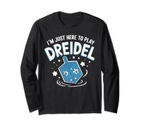 Hannukah Festa ebraica Chanukah Dreidel Champion Maglia a Manica