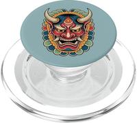 Hannya Oni Mask Devil Yokai - Maschera giapponese con tatuaggio demone PopSockets PopGrip per MagSafe