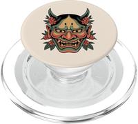 Hannya Oni Mask Devil Yokai - Maschera giapponese con tatuaggio demone PopSockets PopGrip per MagSafe
