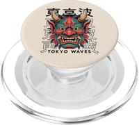 Hannya Oni Mask Devil Yokai - Maschera giapponese con tatuaggio demone PopSockets PopGrip per MagSafe