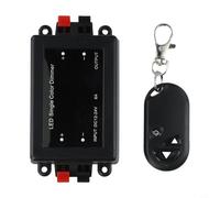 HanOaki 12V-24V 8A Wireless RF Remote Dimmer Switch per le luci di striscia LED monocolore con controllo della luminosità della gamma 15m