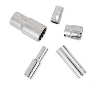 HanOaki 2 bussole profonde da 21 mm realizzate in acciaio al cromo vanadio trattato termicamente con design a foro stenopeico per ridurre lo slittamento sotto carichi di coppia elevata (A)