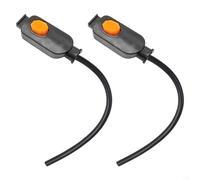 HanOaki 2 Pz Pulsante Elettrico TIG Saldatura Torcia Trigger Interruttore di Ricambio per WP9 WP17 WP18 WP20 WP26 QQ150 15 cm Cavo TIG Saldatrice Accessori