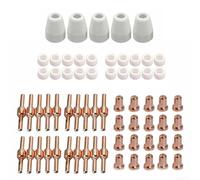 HanOaki 65pcs Plasma Cutter Elettrodo Punte Set per PT-31 per Parkside Taglio Torcia Parti di Saldatura Accessori di Saldatura Rame Ceramica Kit Protettivo