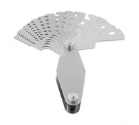 HanOaki ACME - Calibro per filettatura TR30, in acciaio inox, con 14 lame, 2P-20P, angolo di 30° per una misurazione accurata