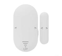 HanOaki Allarme wireless per porta, sirena da 130 dB, 5 modalità, sensore di sicurezza per casa, garage e capannone, facile installazione fai da te, senza bisogno di attrezzi, bianco