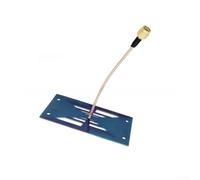 HanOaki Antenna a scarica parziale registro periodico omnidirezionale 600MHz-7GHz polarizzazione lineare metallo per test EMI e misurazione dell'intensità sul campo 10x5cm blu