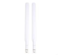 HanOaki Antenna esterna 4G LTE, confezione da 2, connettore SMA con guadagno 5dBi per router Huawei B525/B535/B315/B310/E5186, amplificatore di segnale per banda larga mobile migliorata (bianco)