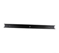 HanOaki Binario a T in lega di alluminio nero, 300-600 mm, lunghezza opzionale, larghezza 19 mm, per lavorazione del legno con scanalatura a T, vite a T, morsetto ad azione rapida per officina (400 mm