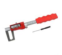 HanOaki Calibro digitale 0-150 mm con display LCD Vernier in acciaio inossidabile per misurazione del rotore del disco del freno compatibile con strumenti di riparazione automobilistici