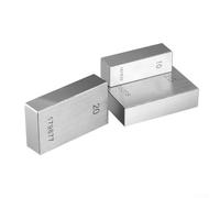 HanOaki Calibro singolo per misurazioni di precisione, resistente alla ruggine, stabile, gamma accurata, 1/5/10 mm, durezza HRC-63, spessore 9 mm, larghezza 35 mm, ingegneria industriale di