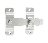 HanOaki Chiavistello a scatto per porta, resistente, in acciaio inossidabile 304, antiruggine e resistente ai graffi con finitura spazzolata, per uso esterno e interno, 20 x 12 x 8 cm