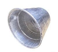 HanOaki Confezione da 10 fodere usa e getta per secchio del grasso | Inserti in alluminio per Traeger e per griglie a pellet | Accessori per barbecue all'aperto e campeggio