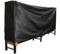 HanOaki Copertura per legna da ardere da 2,4 m con tessuto impermeabile resistente, tessuto Oxford resistente agli strappi, doppie prese d'aria e manici rinforzati