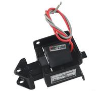HanOaki Elettromagnete solenoide AC SA-2502 | Telaio tipo push pull 220V, forza 15N | Nucleo in acciaio al silicio per apparecchiature di automazione e macchinari industriali