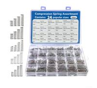 HanOaki Kit assortito di molle a compressione, piccole molle meccaniche in acciaio inossidabile 304, diverse dimensioni per strumenti, elettronica e uso domestico (420 pezzi)