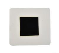 HanOaki Pellicola magnetica per il rilevamento di campi invisibili, scheda a membrana per osservatore di campo in dimensioni 25/30/50 mm, giallo con display a colori reali e grigio (grigio, 30 x 30 mm