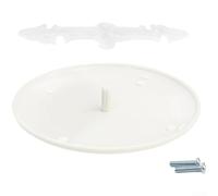 HanOaki Piastra di copertura per scatola da soffitto per staffe di montaggio da incasso da 8,9 cm e 12,7 cm, offre un aspetto senza soluzione di continuità (1 pezzo per confezione)