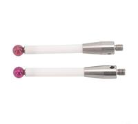 HanOaki Renishaw A-5000-3709 CMM - Stelo per sonda tattile, lunghezza 50 mm, punta a sfera, diametro 6 mm, asta da 4,5 mm, manico filettato in acciaio inox, 2 pezzi