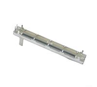 HanOaki RSA0V11M9001 Potenziometro a slittamento diritto motorizzato tolleranza 10kΩ ±20%, corsa lineare 100 mm, fader in metallo argentato per mixaggio audio e apparecchiature da studio professionale