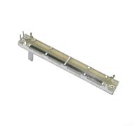 HanOaki RSA0V11M9001 Potenziometro a slittamento diritto motorizzato tolleranza 10kΩ ±20%, corsa lineare 100mm, fader in metallo argentato per mixaggio audio e apparecchiature da studio professionali