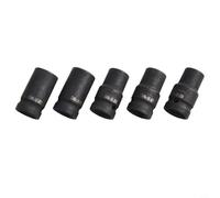 HanOaki Set di 10 bussole quadrate da 1/2" M6-M24 per chiave elettrica pneumatica a cricchetto, in acciaio al cromo vanadio con rivestimento fosfato nero, strumenti di riparazione meccanica
