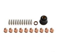 HanOaki Set di 22 taglierine per torcia al plasma per modelli S45, CUT55, PT-40, PT40, IPT-40, PT-60, PT60, PTM-60, per modelli IPT-60, include elettrodi, ugelli, coperchio e anello a spirale