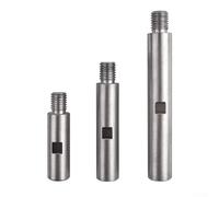 HanOaki Set di bielle di prolunga per smerigliatrice angolare, M-14, adattatore per albero filettato in lega di alluminio per rettifica e lucidatura profonda, 75 mm, 100 mm, 140 mm, 3 pezzi