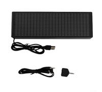 HanOaki Smart Music Visualizer Clock - 384 LED Spectrum Display Reagisce alla voce e audio, 12+ modalità visive, USB Powered Desktop Decor (un controllo vocale)