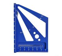 HanOaki Strumento tecnico del quadrante caratterizzato da una struttura stabile in alluminio e scala metrica incisa per un flusso di lavoro ininterrotto nelle aree di produzione (blu - metrico)