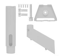 HanOaki Supporto da parete per piatto Gen 3, staffa in lega di alluminio resistente con hardware completo, compatibile con il modello V3, facile installazione (argento)