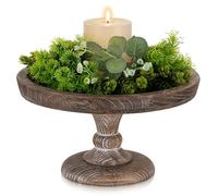 Hanobe Supporto per piedistallo per torta in legno: rotondo