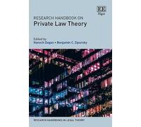 Hanoch Dagan Research Handbook on Private Law Theory (Copertina rigida)