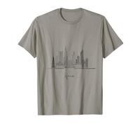 Hanoi Vietnam Skyline Asia Viaggi Souvenir Maglietta