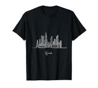 Hanoi Vietnam Skyline Asia Viaggi Souvenir Maglietta