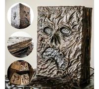Hanoxe Necronomicon Evil Dead Necronomicon Libro dei Morti Libro degli incantesimi in pelle Copertina rigida Necronomicon Diario Incantesimi Decorazione Lovecraft Horror Movie Prop Decor Notebook