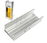 Hanpex Cassetta per troncatrice in metallo, piccola, in alluminio, 13 cm, per sega manuale per sega a mano, 3 angoli di taglio, ideale per tagliare legno e metallo morbido