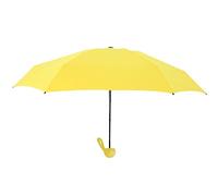 Hanraz Ombrello UV Mini: resistente alle tempeste per escursioni/viaggio/shopping. Leggero, stabile, protezione affidabile, si adatta a qualsiasi borsa, B-giallo, Taglia unica