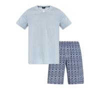 Hanro, ,Nightwear & Lounge ,Uomo ,Blu ,L Set Pigiama a Maniche Corte Night & Day