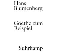 Hans Blumenberg Manfred Sommer Goethe zum Beispiel (Tascabile)