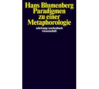 Hans Blumenberg Paradigmen zu einer Metaphorologie (suhrkamp taschen (Tascabile)